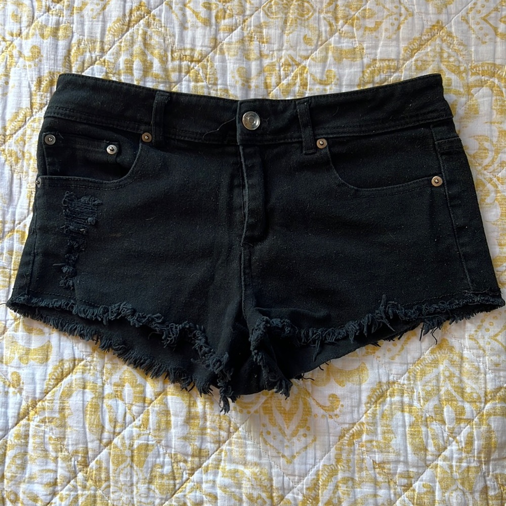 Cheeky Black Cut-Offs